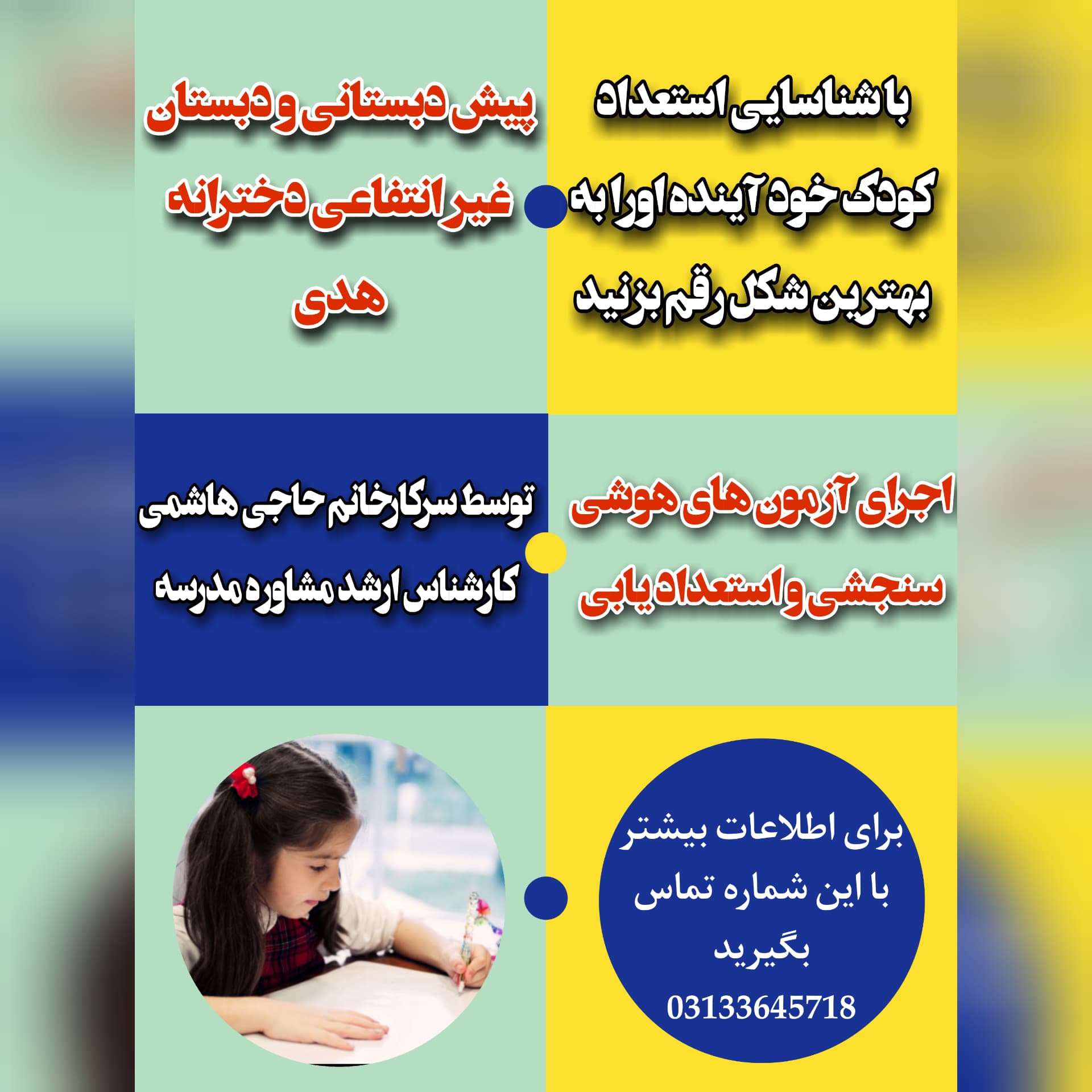 آزمون های هوشی ، سنجشی و استعداد یابی